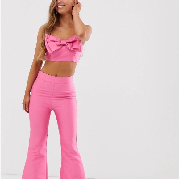 Pop Pink Bow-Front Top - Picture 5 of 6